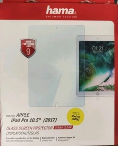 hama Premium Display-Schutzglas für Apple iPad Pro 10.5"2017 iPad Air 2019 - Afbeelding 1 van 2