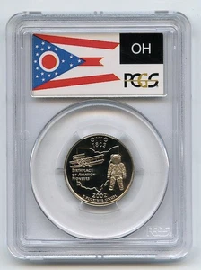 2002 S 25C Clad Ohio Quarter PCGS PR70DCAM - Picture 1 of 2