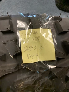 1 New 22x9.50-10 NHS 4 Ply Carlisle AT489 ATV/UTV Tire - Picture 1 of 5