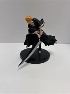 Bleach Ichigo Kurosaki Soul Entered Banpresto Figure Used - Picture 1 of 18