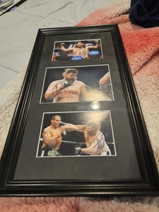Ufc Big Country Triple Autographed 10x18 Framed Color Photo - Picture 1 of 3
