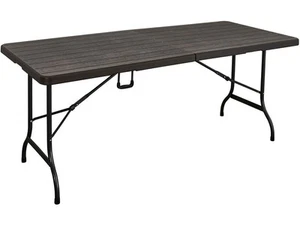 Klapptisch Tabora 210008276, Holzoptik, braun, 180 x 74,5 x 73 cm - A - Bild 1 von 2