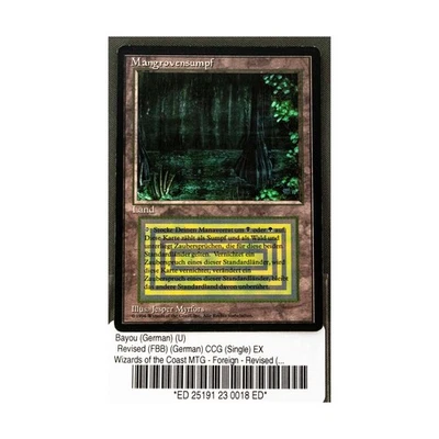 WOTC MtG FBB German Bayou (German) (U) EX - Image 1 of 2