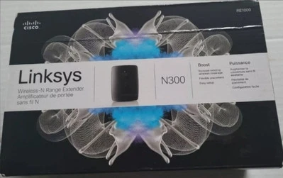 Cisco Linksys N300 Wireless - N Range Extender - Open Box - RE1000 - Image 1 of 4