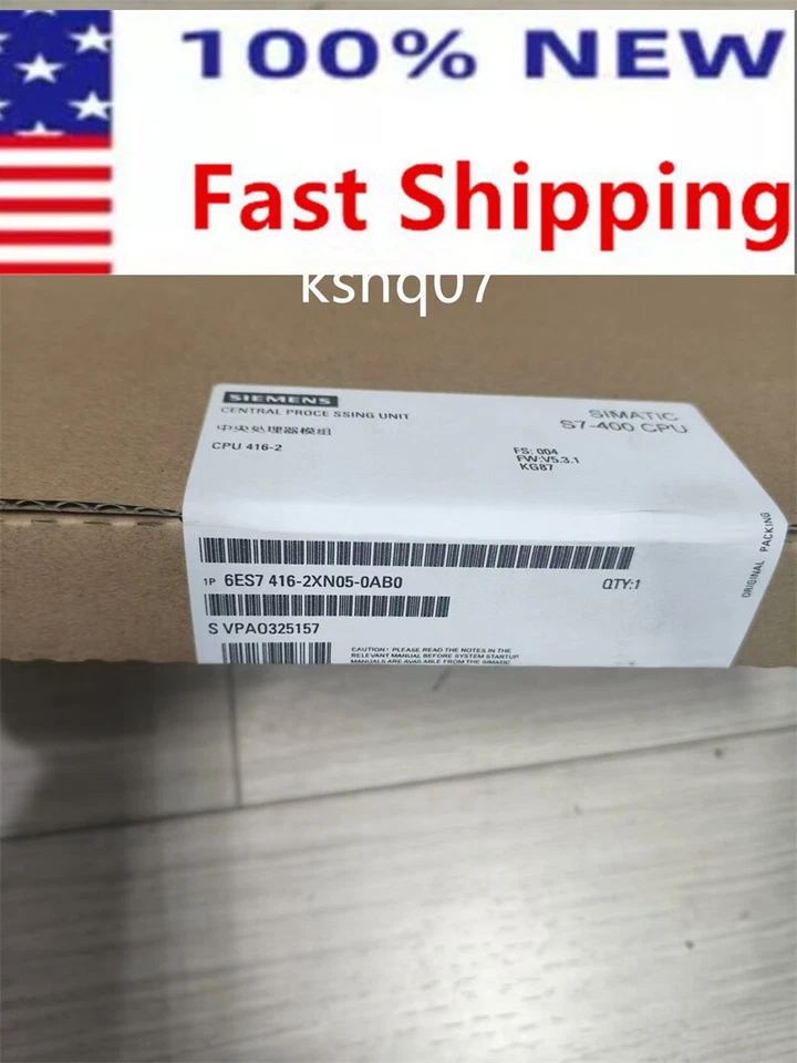 Siemens S7-400 CPU module 6ES7416-2XN05-0AB0 6ES7 416-2XN05-0AB0 fast delivery - Image 1 of 1