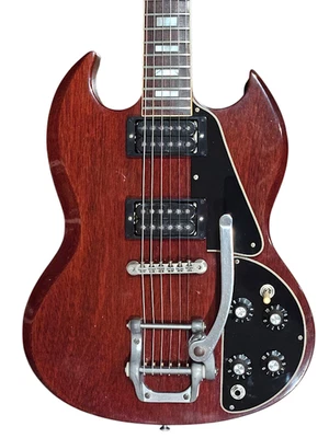 STUNNING VINTAGE 1971 Gibson SG Deluxe Original Cherry Finish in Very Good Cond - Image 1 of 4