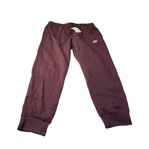 Nike Men’s XL Sweatpants Standard Fit BV2671-652 Maroon Logo Active Sports NEW - Picture 1 of 7