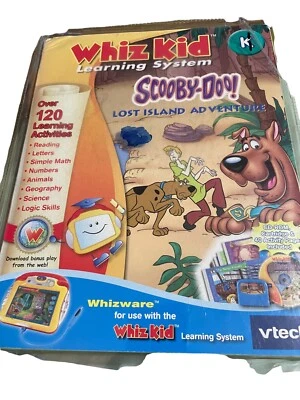 V-TECH WHIZ KID CD SET SCOOBY-DOO LOST ISLAND ADVENTURES 40 Different Learning  - Image 1 of 4