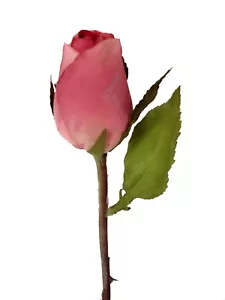 (01554-34001) Individual Artificial Flower Pink Bud Pink - Picture 1 of 2