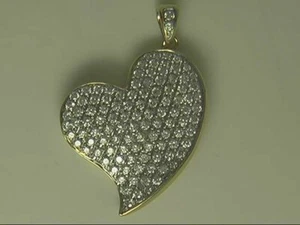 Ladies Pave Pendant - Picture 1 of 4