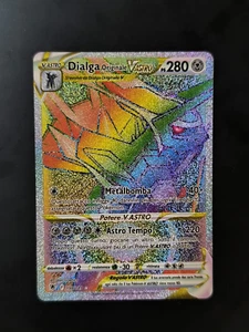 Carta Pokemon DIALGA ORIGINALE V ASTRO 198/189 HYPER Lucentezza Siderale ITA NM - Foto 1 di 2