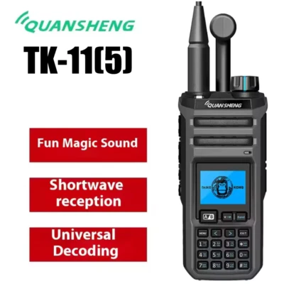 Quansheng Walkie Talkie TK11(5) 10W Two Way Radio AM SSB FM Spectrum Analyzer - Image 1 of 4