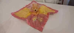 Disney Store Winnie The Pooh Baby Comforter Pink - Picture 1 of 5
