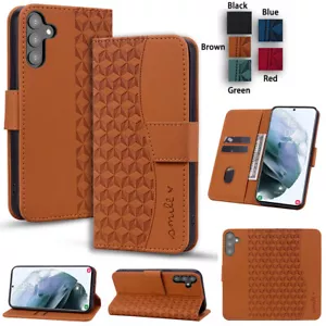 For Samsung Galaxy A16 A55 A05 A32 Magnetic Leather Flip Stand Card Wallet Case - Picture 1 of 41