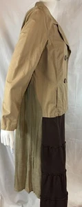 The Morgan Factory Up Cycled Asymmetrical Hem Patchwork Jacket/Duster Hippie XL - Picture 1 of 17