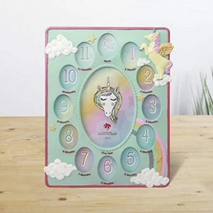 Unicorn Theme First Year Baby Photo Collage Frame New - Picture 1 of 2