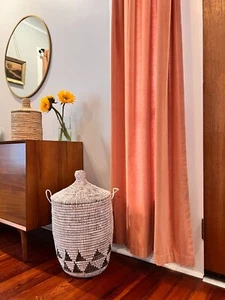 Basket Senegal L 26" H x 16"D - Picture 1 of 7