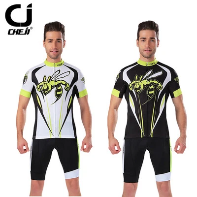 CHEJI Hornets Мужской Велосипедный Комплект Велосипед Джерси Рубашки и Мягкие Шорты Комплект - Изображение 1 из 4