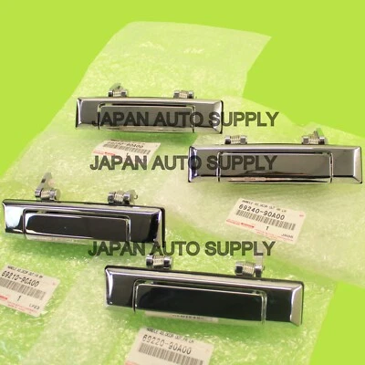 KIT DE MANIJAS EXTERIORES PUERTA DELANTERA TRASERA LAND CRUISER NUEVO GENUINO OEM TOYOTA 82-90 Foto 1 de 4