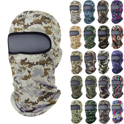 Men' Women's Balaclava Face Marsk UV Protection Ski Sun Hood Tactical Full Masks - Image 1 of 4