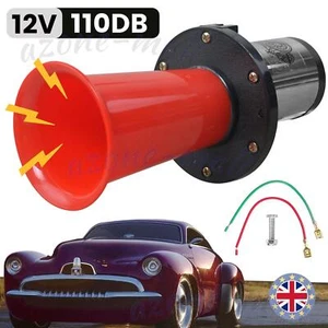 LOUD AHOOGA/OOGA ANTIQUE VINTAGE CLASSIC OLD STYLE CAR/TRUCK AIR HORN DC 12V RED - Picture 1 of 15