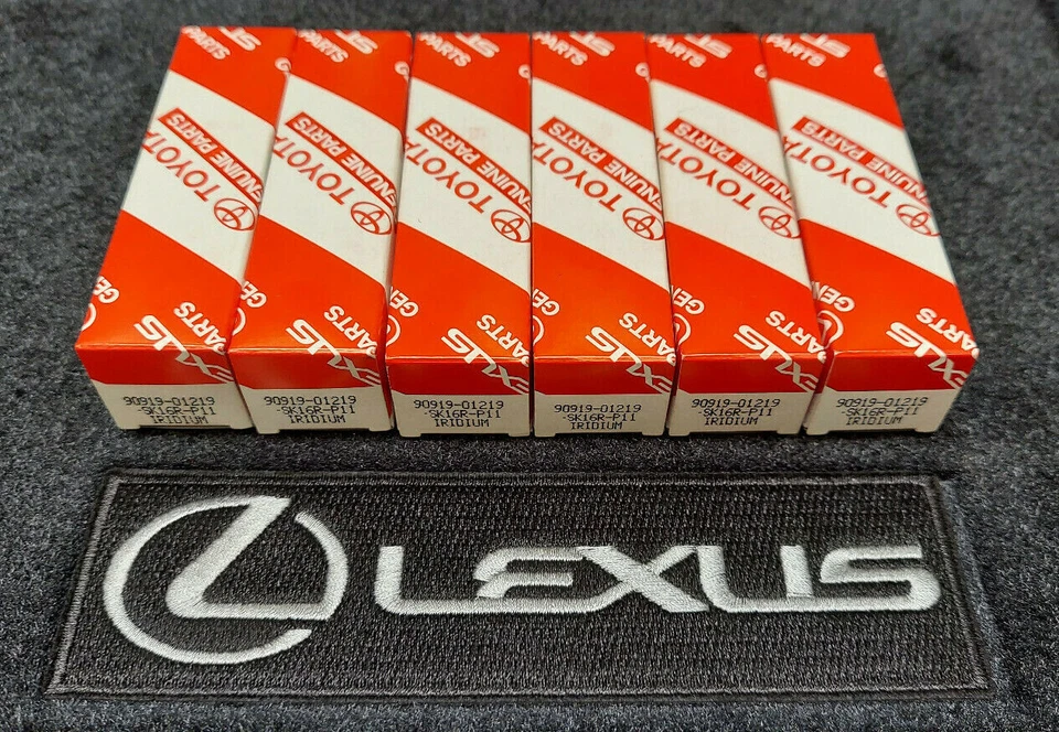LEXUS OEM FACTORY IRIDIUM SPARK PLUG SET 2001-2005 IS300 90919-01219 - Image 1 of 1