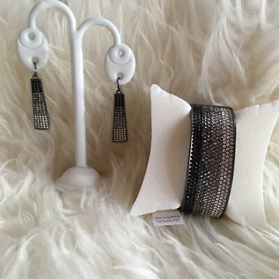 Lia Sophia hochwertiger Modeschmuck Armband Ohrringe Kristalle  Allergiefrei Neu - Bild 1 von 3