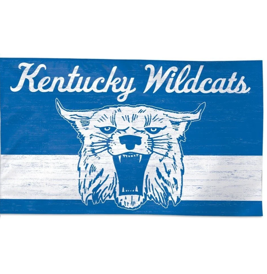 Kentucky Wildcats 3x5 pies Universidad NCAA Sec Vintage Bandera/Estandarte Colegial Foto 1 de 1