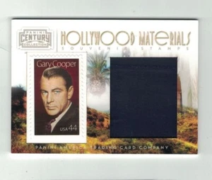 GARY COOPER 2010 Panini Century Collection JUMBO SUIT COSTUME STAMP RELIC #2/25 - Picture 1 of 2