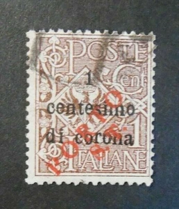 ITALIEN,ITALY 1919 Trentino BOZEN " BZ3 Steuern SVR Porto/S.T." 1c su 1c GEBRAUCHT - Bild 1 von 1