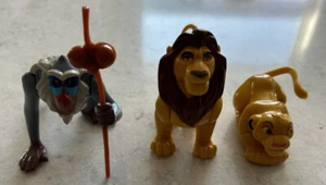 The Lion King SIMBA RAFIKI MUFASA LOT Vintage 1994 Burger King Kids Club DISNEY - Picture 1 of 10