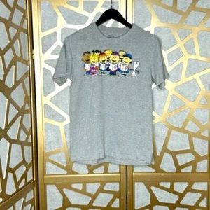 Peanuts Graphic Tee - Classic Characters Grey T-Shirt - Picture 1 of 3
