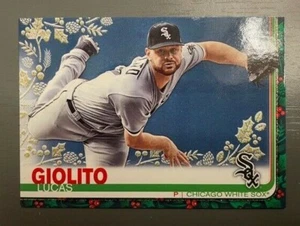 2019 Topps Holiday Lucas Giolito Gold Foil 1/1 HW37 Red Sox One of One SP SSP - Picture 1 of 2