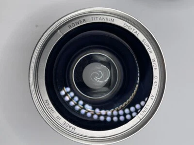 BOWER TITANIUM 0.42X  AF DIGITAL MACRO FOCUS SUPER WIDE LENS inc base - Image 1 of 4