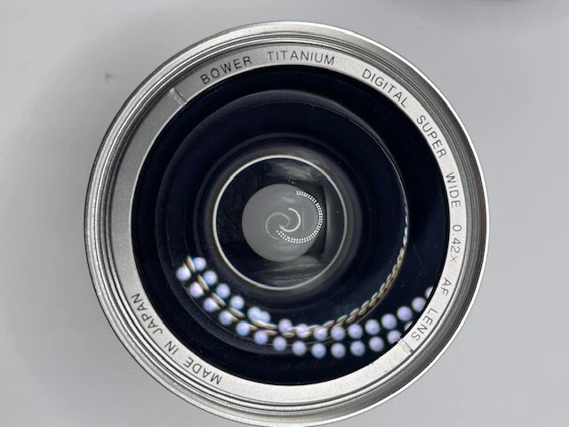 BOWER TITANIUM 0.42X  AF DIGITAL MACRO FOCUS SUPER WIDE LENS inc base - Image 1 of 4
