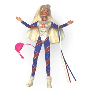 Mattel Barbie Doll 1996 Atlanta Olympic Games Orig Outfit with Medal&Accessories - Picture 1 of 14