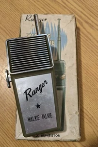1 Vintage Ranger Model WT-301 All Transistor Walkie Talkie Transceiver Untested - Imagen 1 de 12
