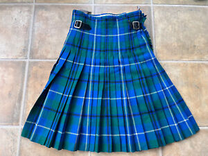 Gordon & Sons Ltd. Highland Kilt,  Douglas, Blue/Green Made In Scotland