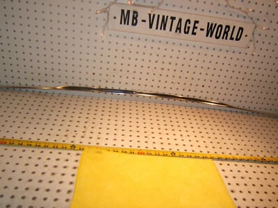 OEM 82-91 Mercedes C126 500SEC 560SEC rear trunk Lid center LONG chrome 1 handle - Image 1 of 4