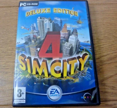 Sim City 4 Deluxe Edition für PC 2x CD Rom Disc - Bild 1 von 4