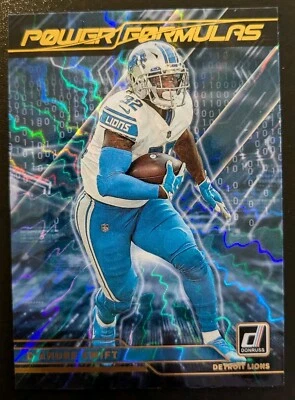 2021 Panini Donruss Football D'Andre Swift Power Formulas #PF1 Detroit Lions - Image 1 of 4