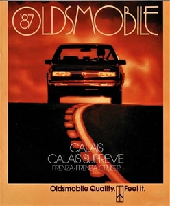 1987 Oldsmobile Calais Supreme Firenza Cruiser Dealer Sales Brochure - Picture 1 of 1