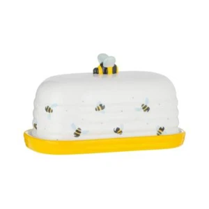 Price & Kensington Sweet Bee Butter Dish | 9.6 x 17.6 x 10cm - Picture 1 of 3