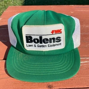 Vintage Bolens Lawn & Garden Equipment Patch Trucker Mesh Hat Made in USA Atlas - Bild 1 von 8