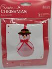 Brand New Do Crafts Create Christmas Sew Your Own Snowman Decoration Kit