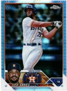 2023 TOPPS CHROME PRISM REfRACTOR # 41 jose abreu - houston astros - Picture 1 of 2