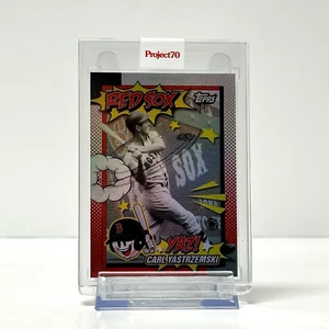 2021 Topps Project 70 Card #201 Carl Yastrzemski 1990 Sket One New FOIL 4/70 - Picture 1 of 3