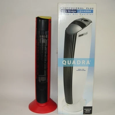 Sharper Image SI867/S1867 Ionic Breeze Quadra Silent Air Purifier Red NEW - Image 1 of 4