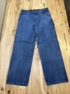 Vintage Herren Nautica Carpenter Cargo Jeans 36 x 30 locker Baggy Skater Grunge Baumwolle Y2K - Bild 1 von 8
