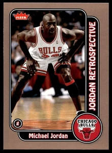 2008-09 Fleer #MJ-7 Michael Jordan Retrospective Chicago Bulls NO RESERVE! - Picture 1 of 2